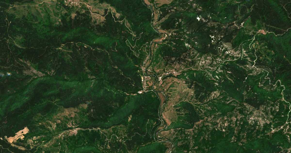 Satellitenkarte von Mesta