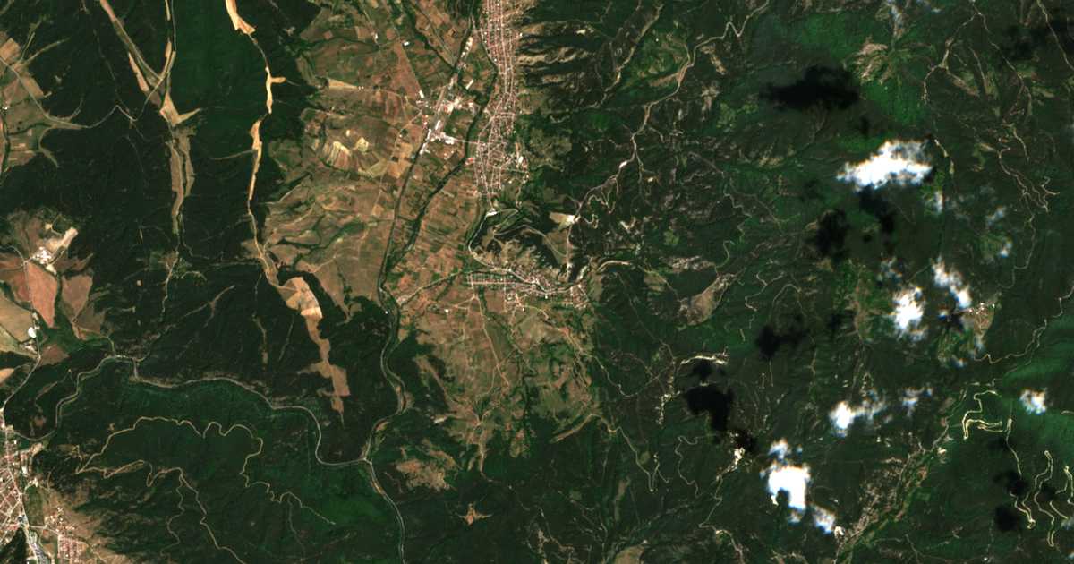 Satellitenkarte von Gorno Kraište