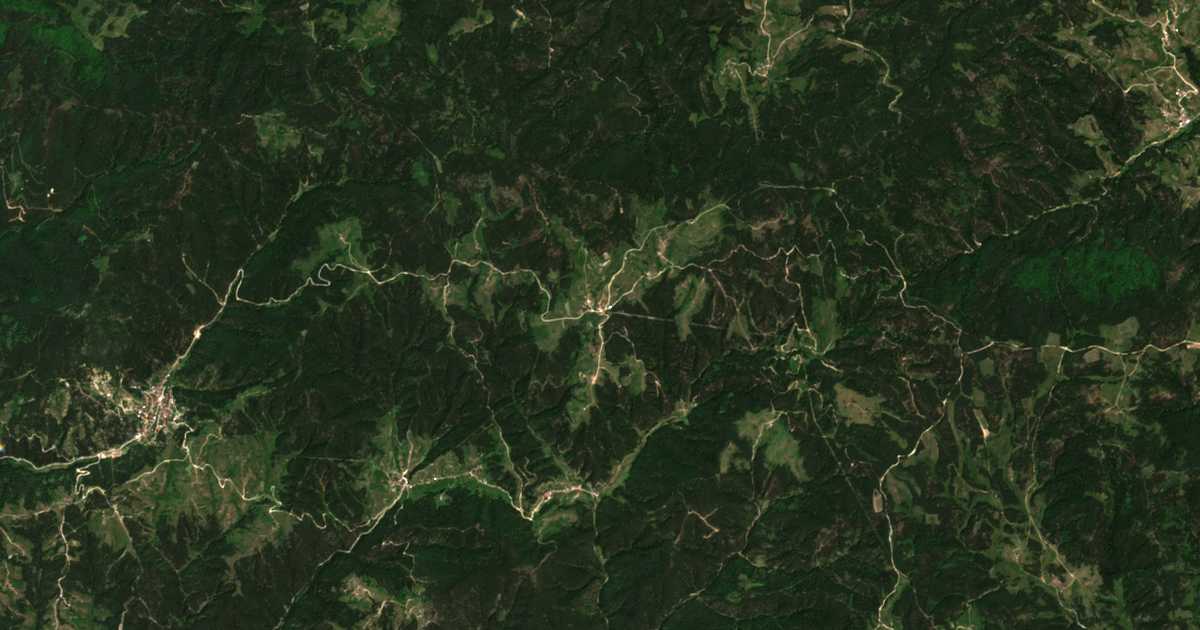 Satellitenkarte von Orcevo