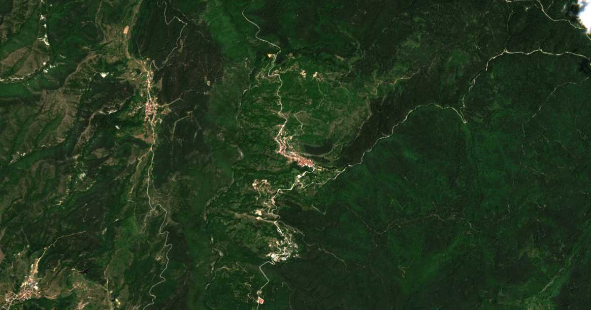 Satellitenkarte von Gorno Drjanovo