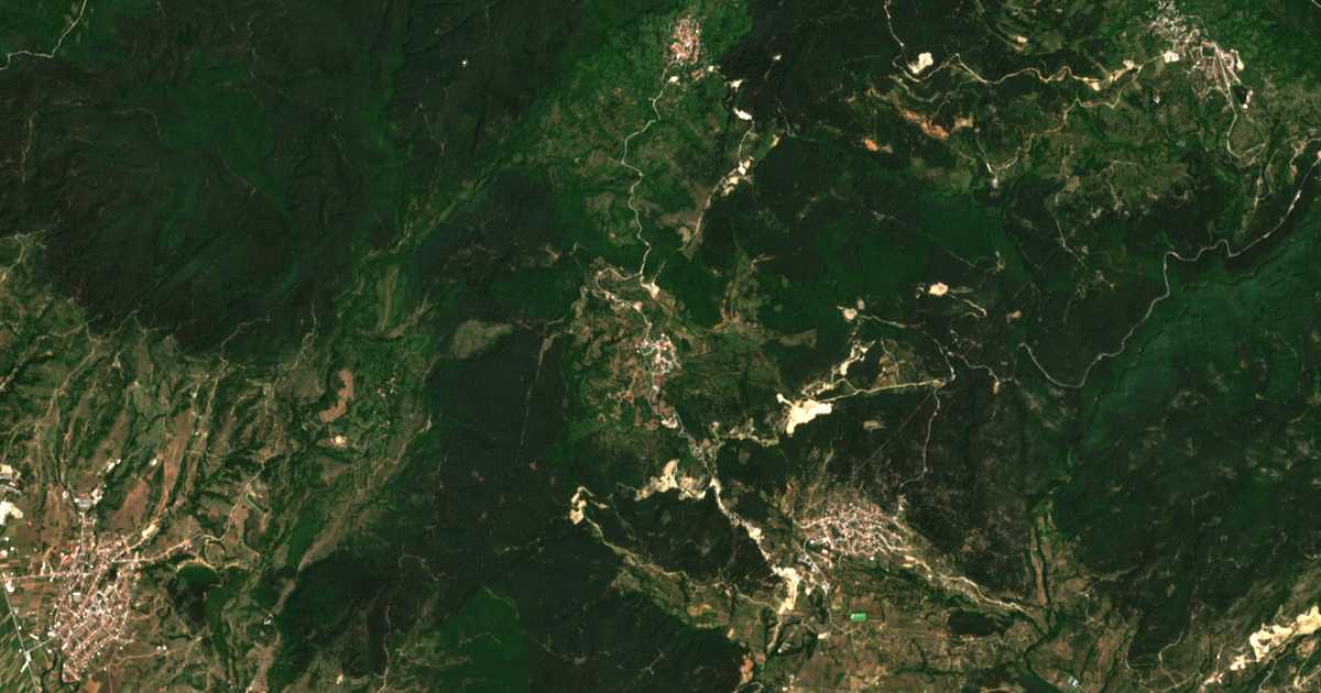 Satellitenkarte von Kruševo