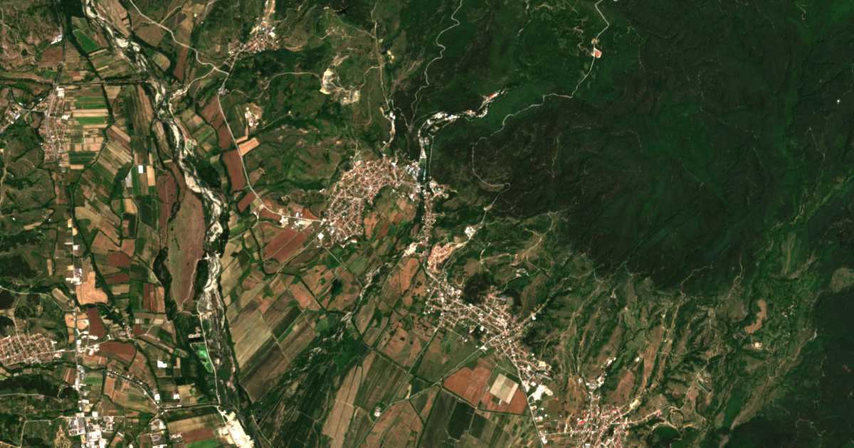 Satellitenkarte von Marchevo