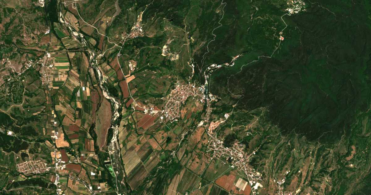 Satellitenkarte von Ognjanovo
