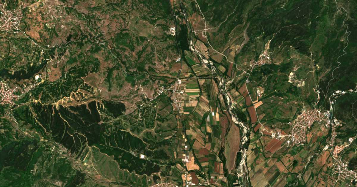 Satellitenkarte von Baničan