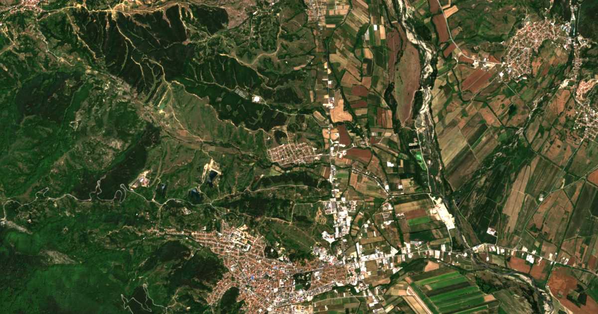 Satellitenkarte von Borovo