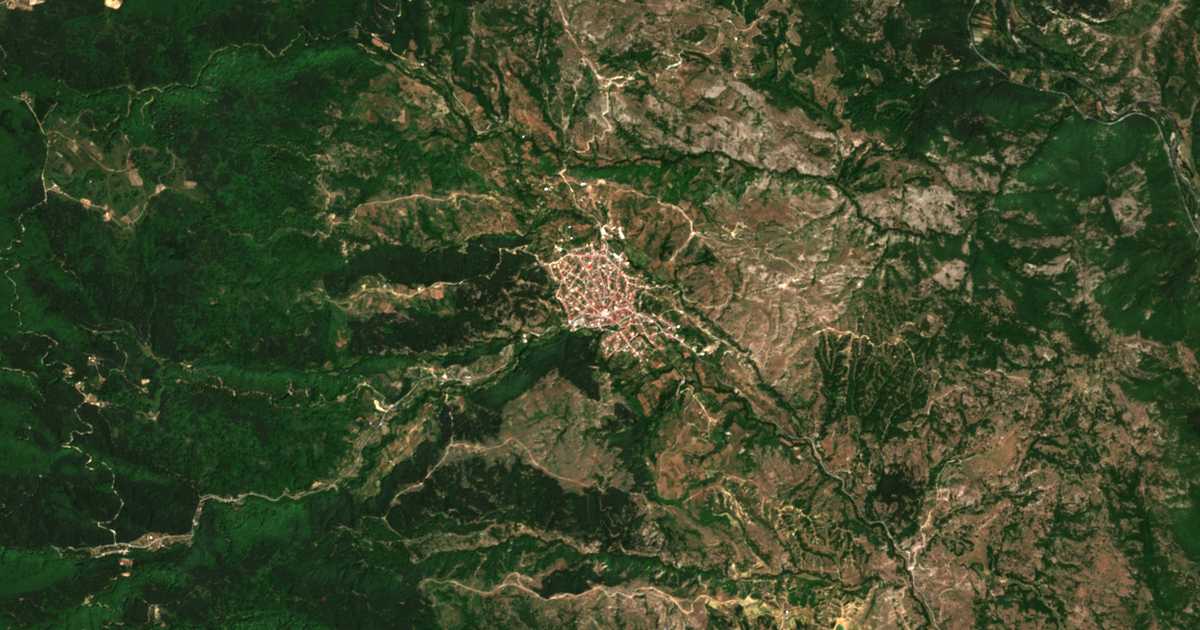 Satellitenkarte von Breznica