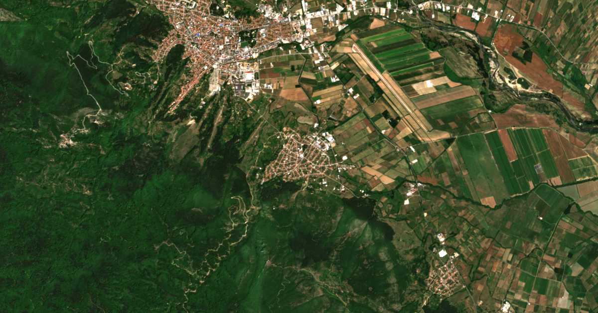 Satellitenkarte von Mosomište