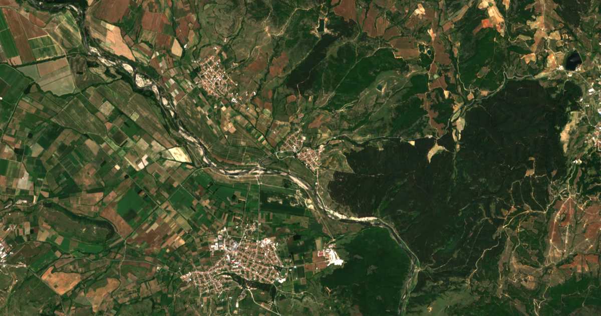 Satellitenkarte von Blacka