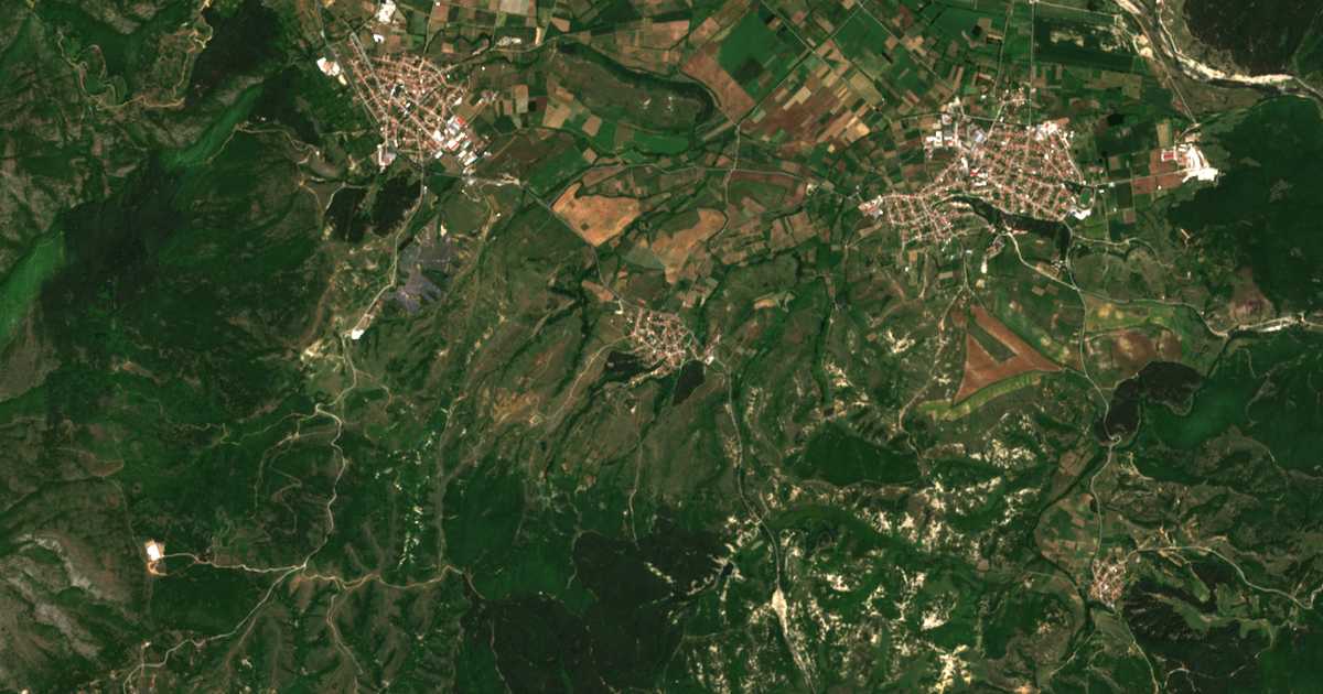Satellitenkarte von Sadovo