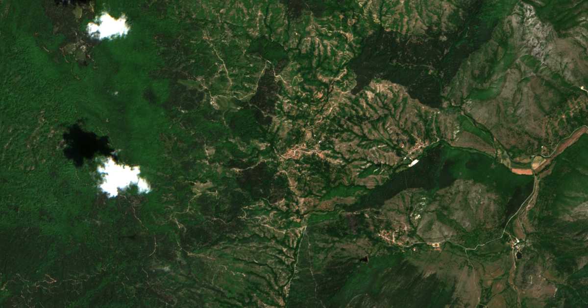 Satellitenkarte von Teschowo
