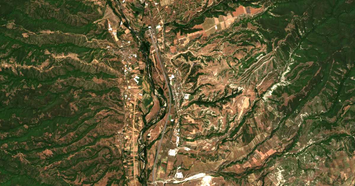 Satellitenkarte von Dolna Gradešnica