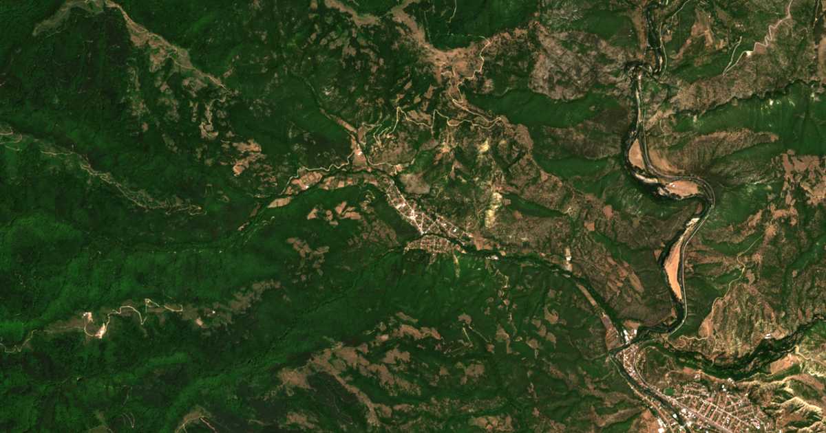 Satellitenkarte von Gorna Bresniza
