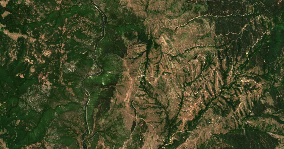 Satellitenkarte von Stara Kresna