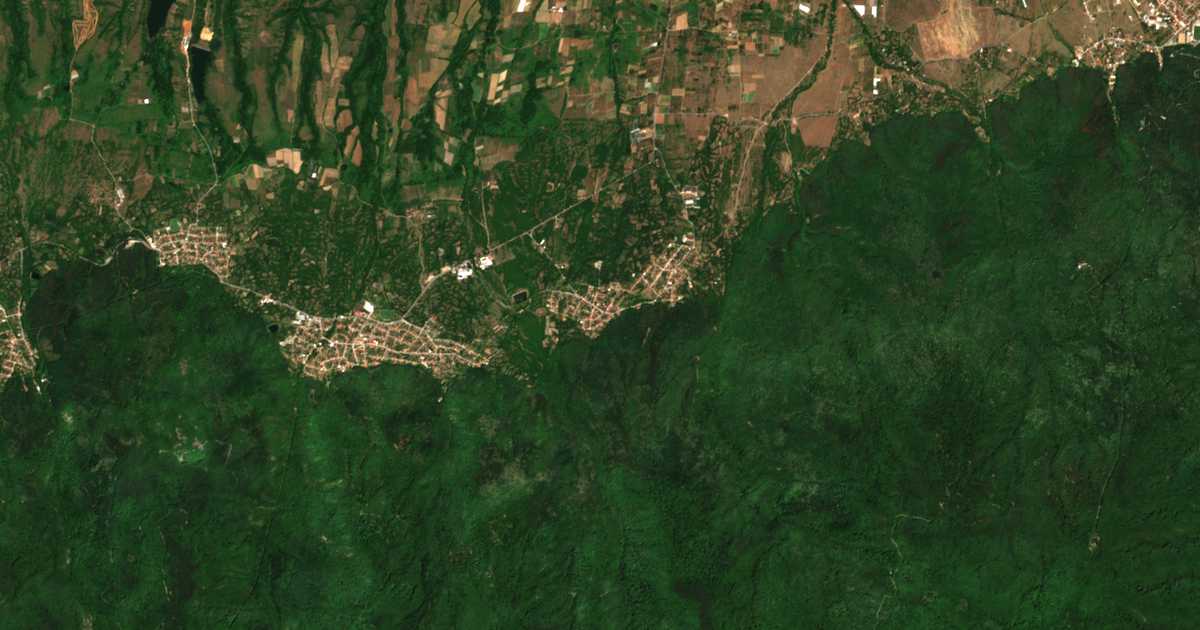 Satellitenkarte von Belasica