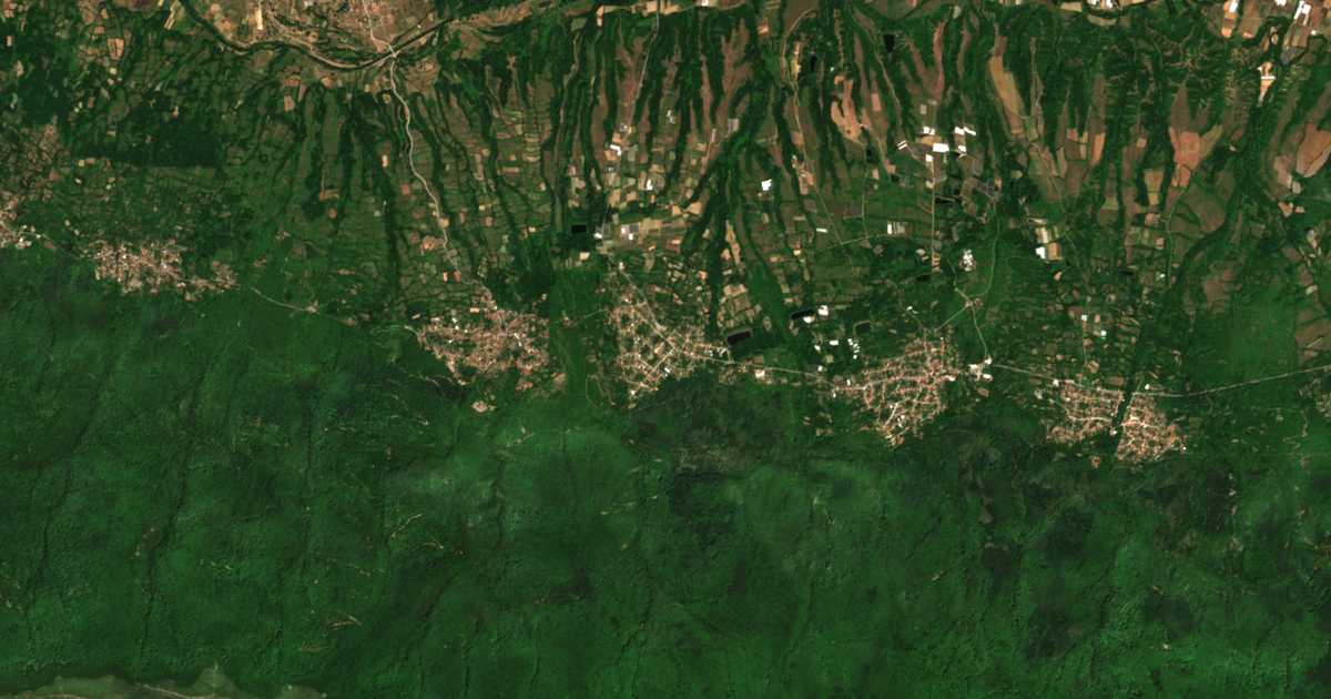 Satellitenkarte von Gabrene