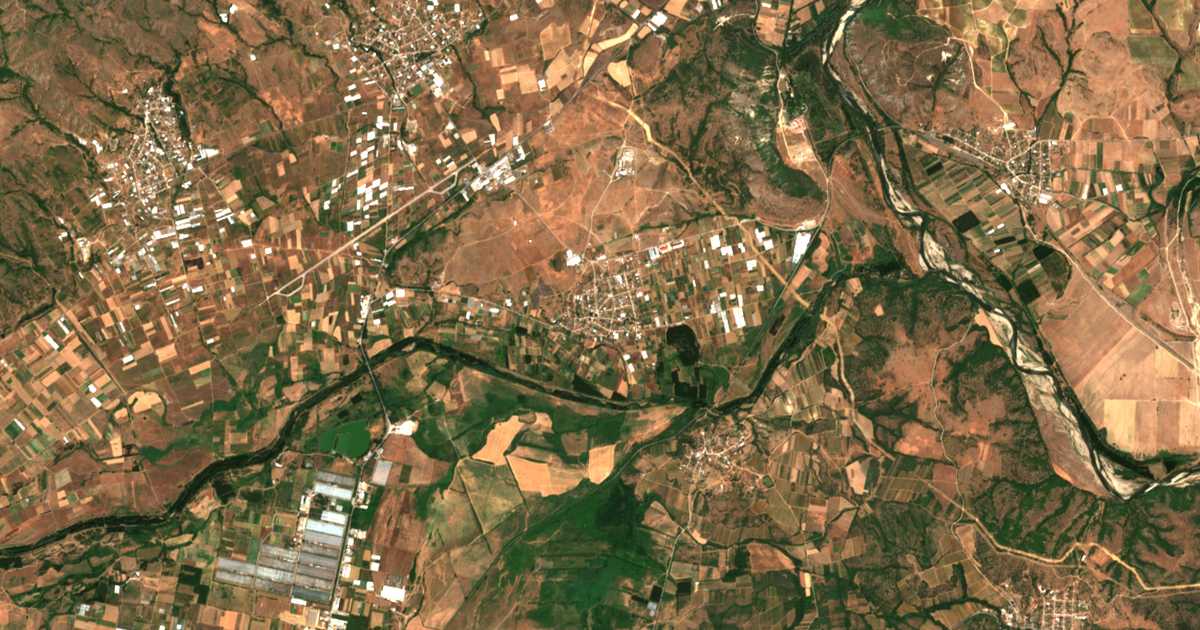 Satellitenkarte von Rupite
