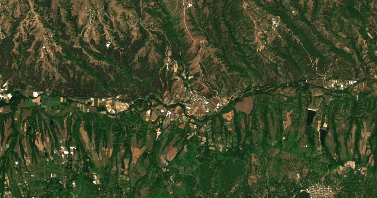 Satellitenkarte von Strumešnica