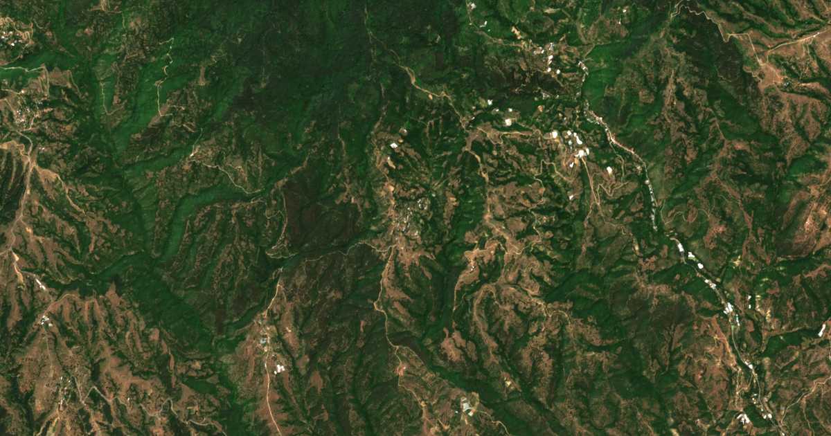 Satellitenkarte von Višlene