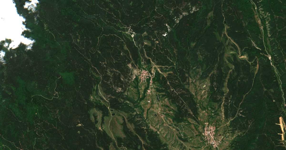 Satellitenkarte von Dobǎrsko