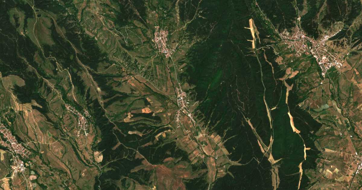 Satellitenkarte von Dolno Draglište