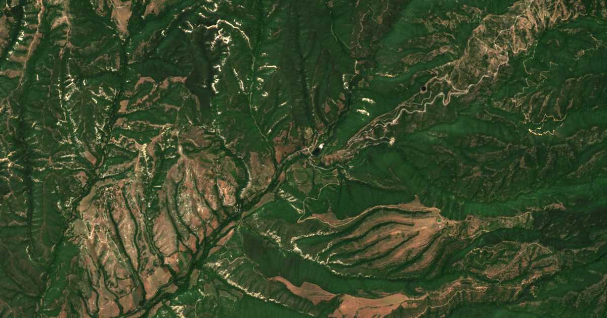 Satellitenkarte von Gorno Spančevo