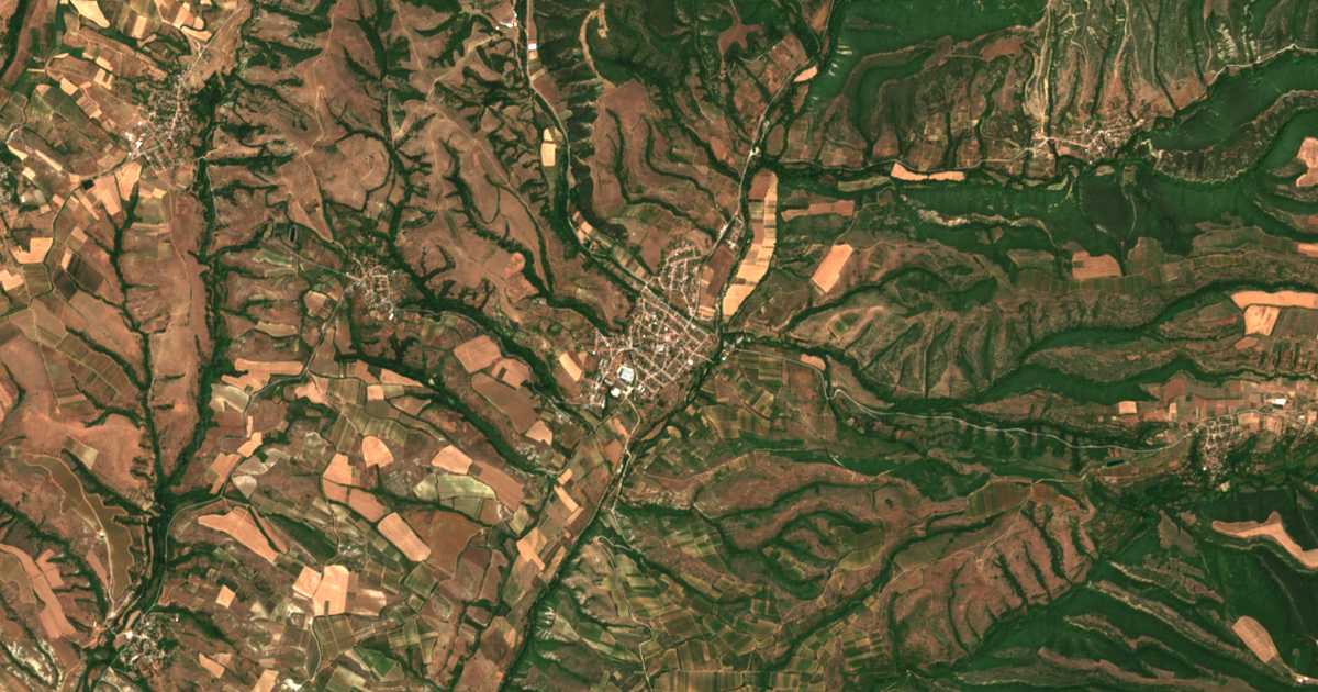 Satellitenkarte von Katunci
