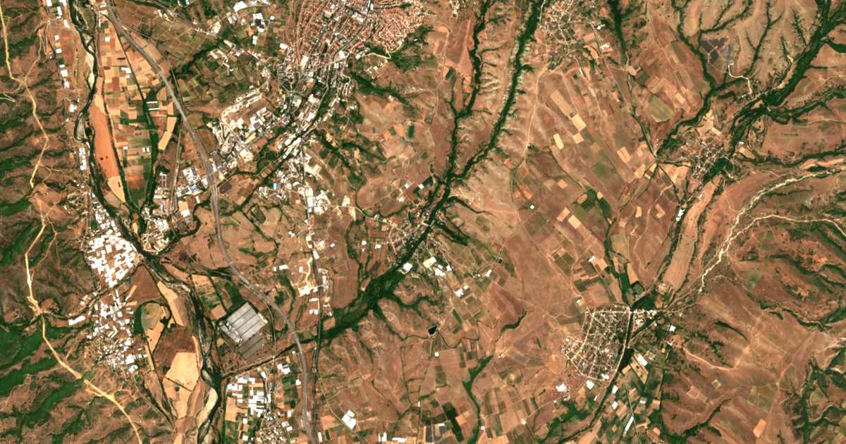 Satellitenkarte von Lešnica