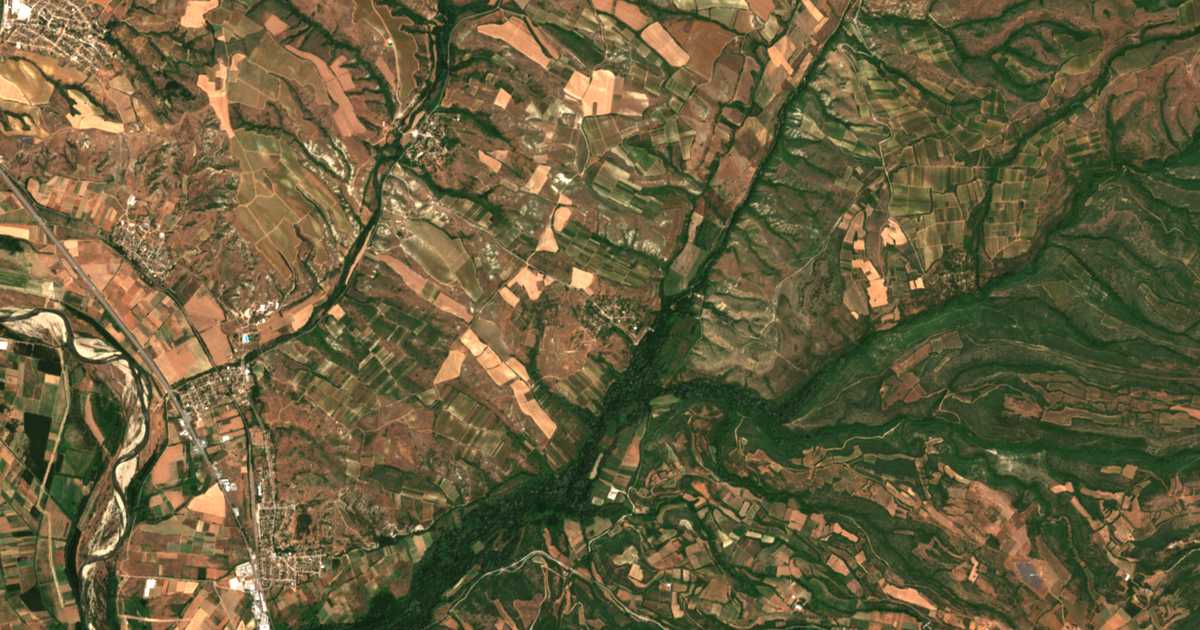 Satellitenkarte von Novo Hodžovo
