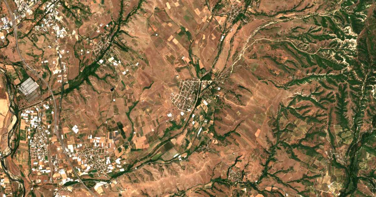 Satellitenkarte von Sklave