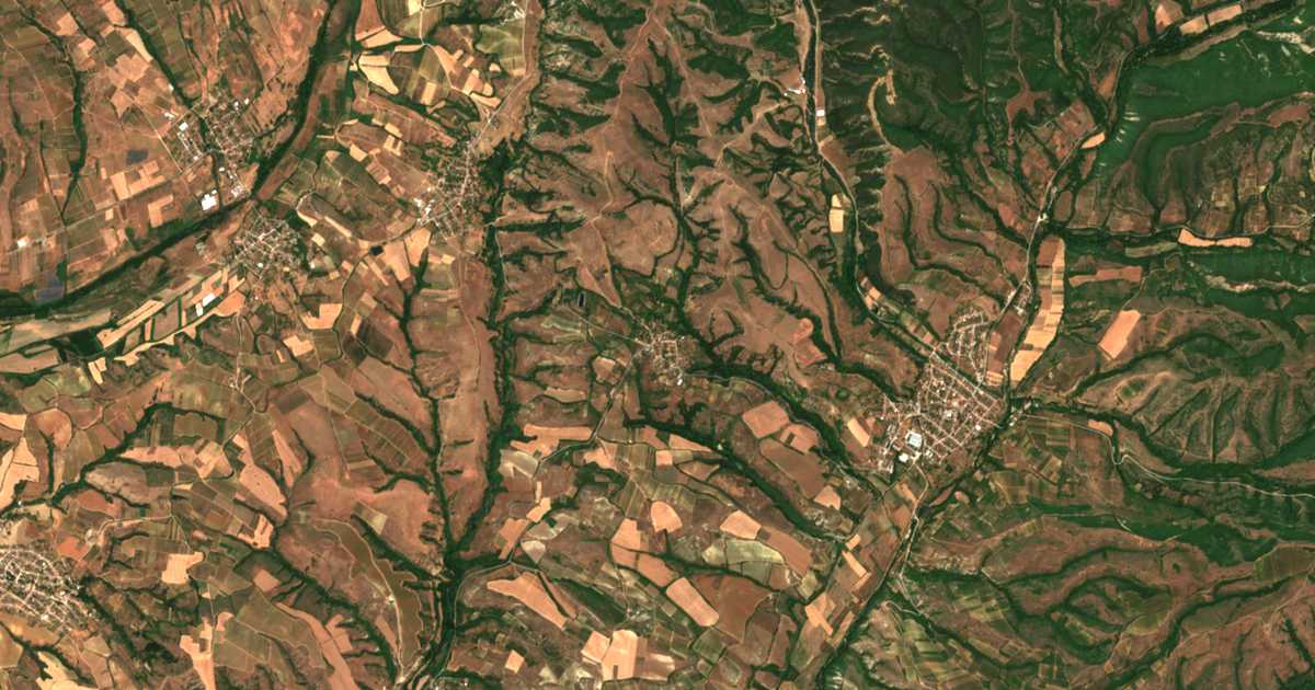 Satellitenkarte von Vranja