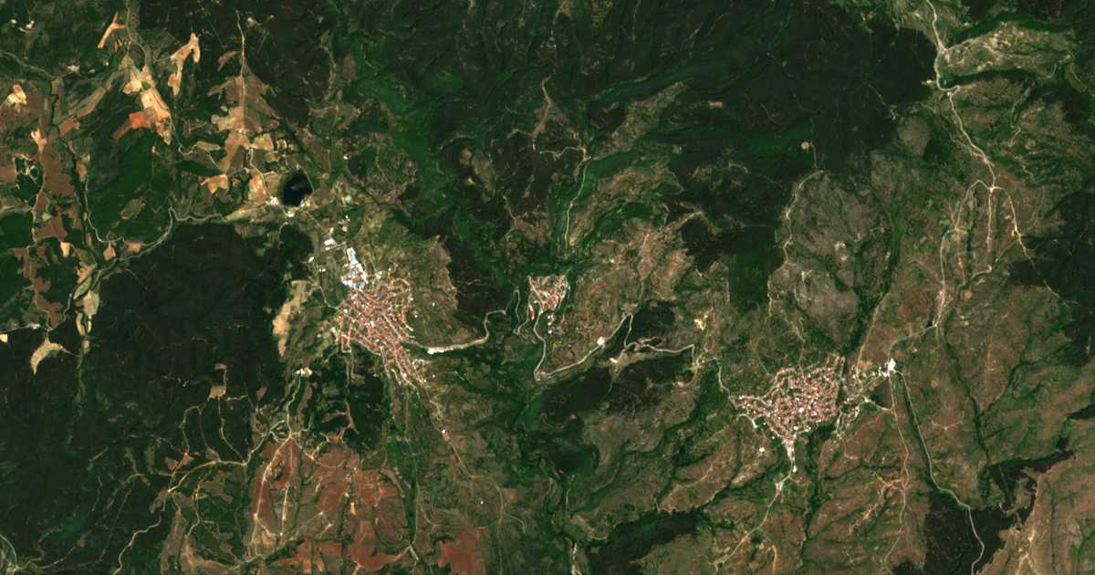 Satellitenkarte von Bogolin
