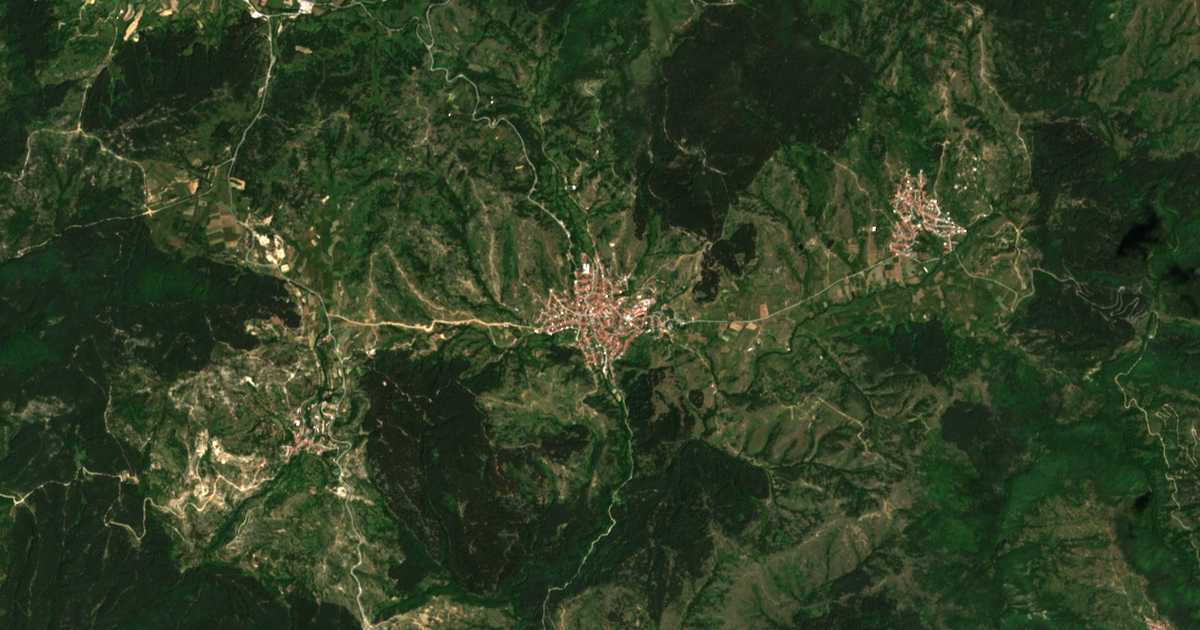 Satellitenkarte von Kotschan