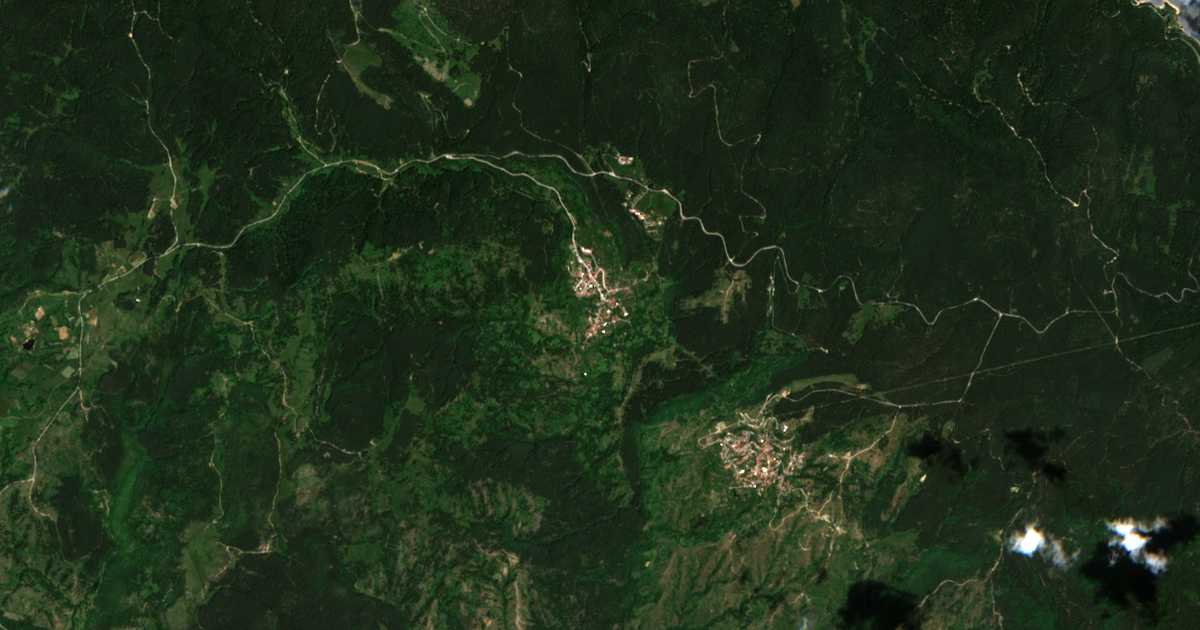 Satellitenkarte von Osina