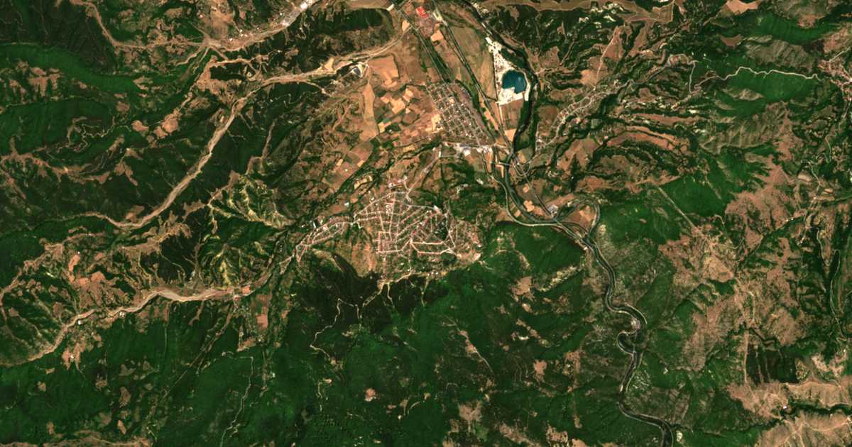 Satellitenkarte von Krupnik