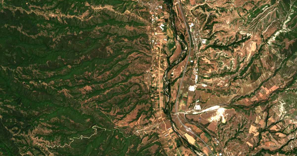 Satellitenkarte von Gorna Krušica