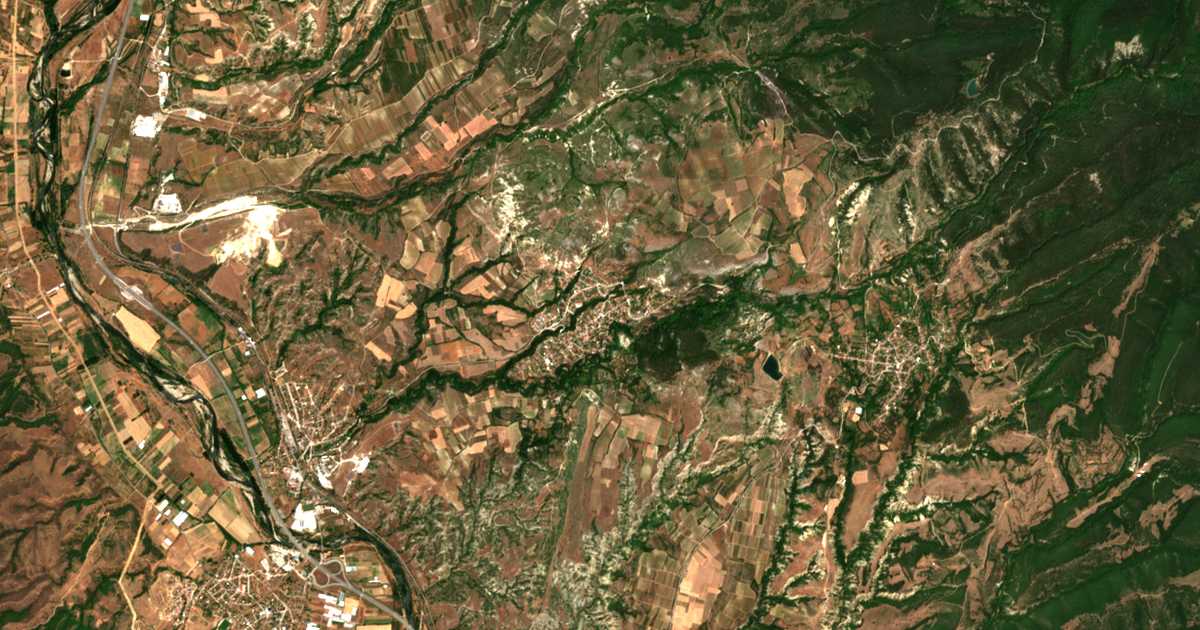Satellitenkarte von Ilindenci