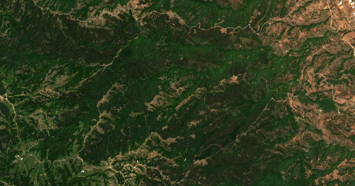 Satellitenkarte von Veljuštec