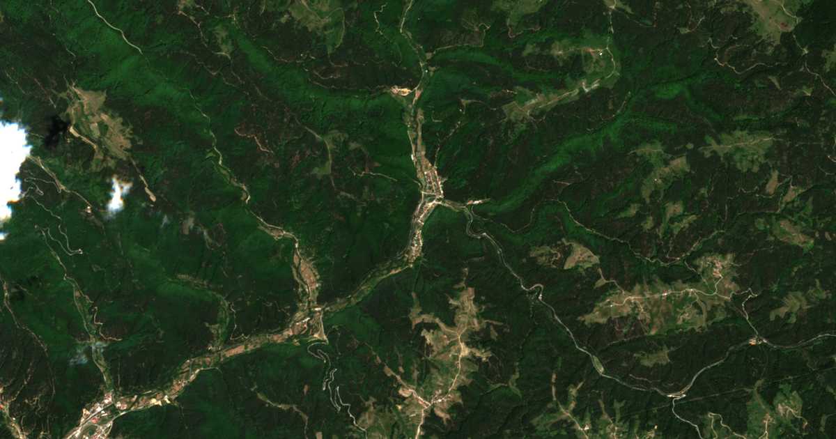 Satellitenkarte von Cherna Mesta