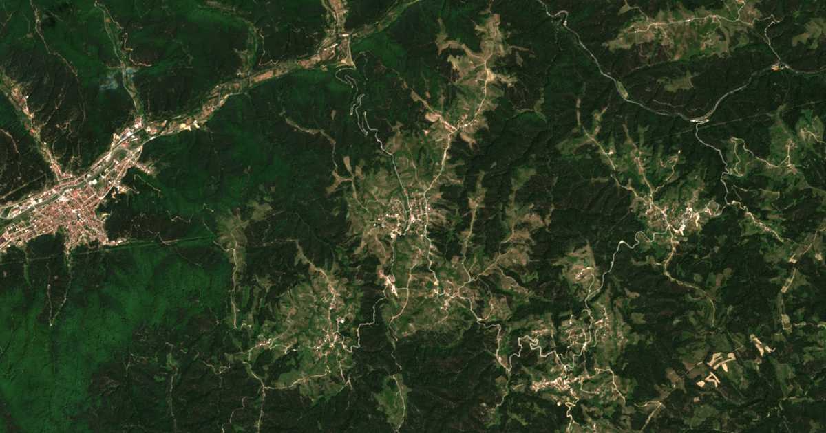 Satellitenkarte von Konarsko