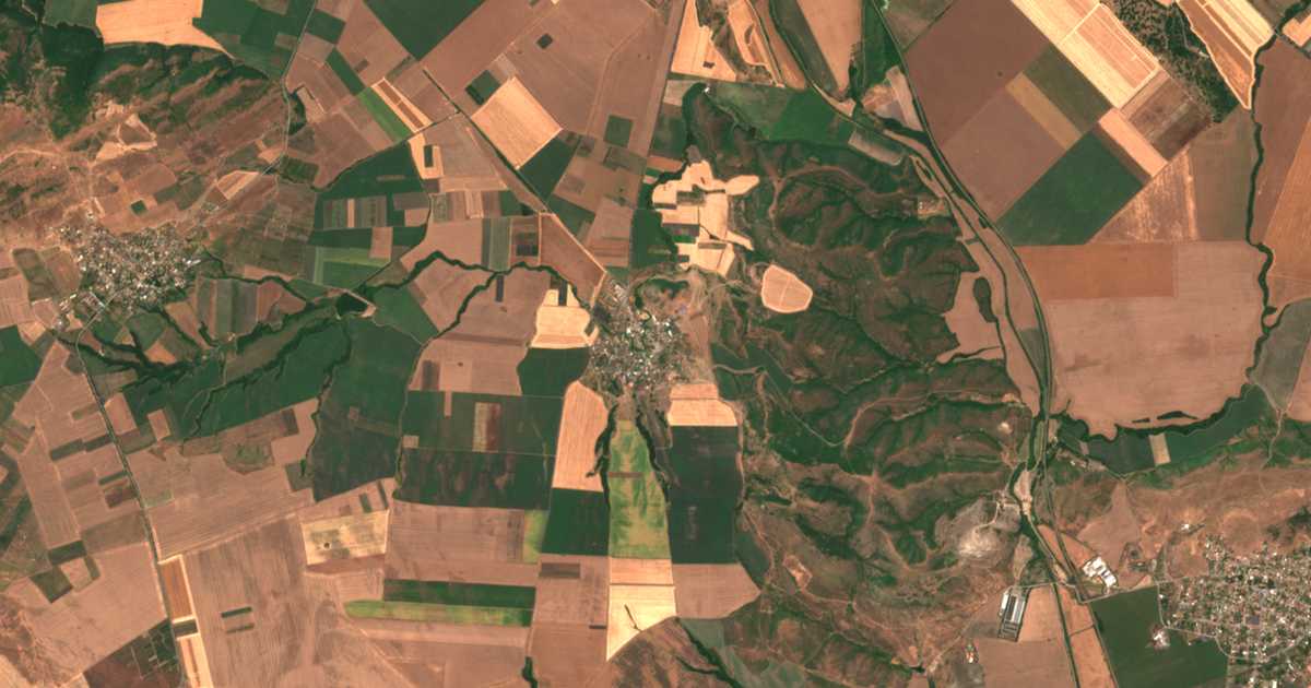 Satellitenkarte von Malka Polyana