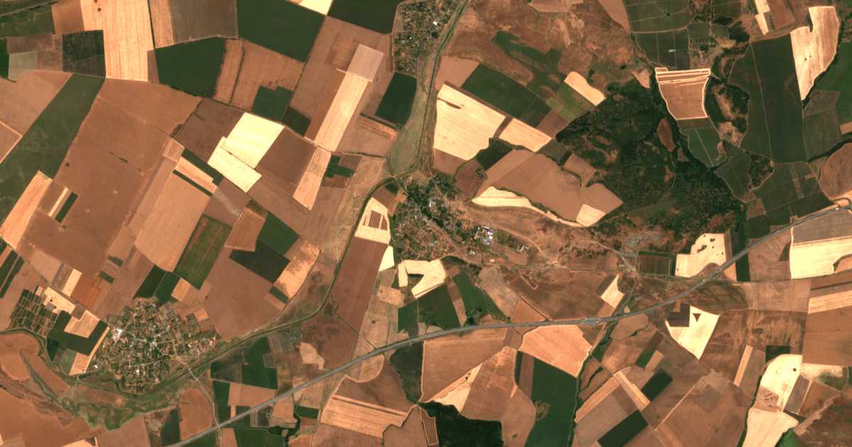 Satellitenkarte von Devetak
