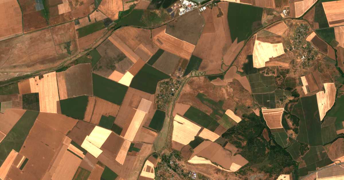 Satellitenkarte von Devetinci