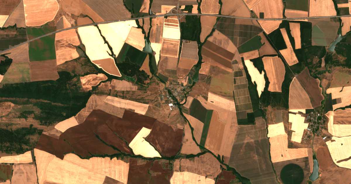 Satellitenkarte von Draganci