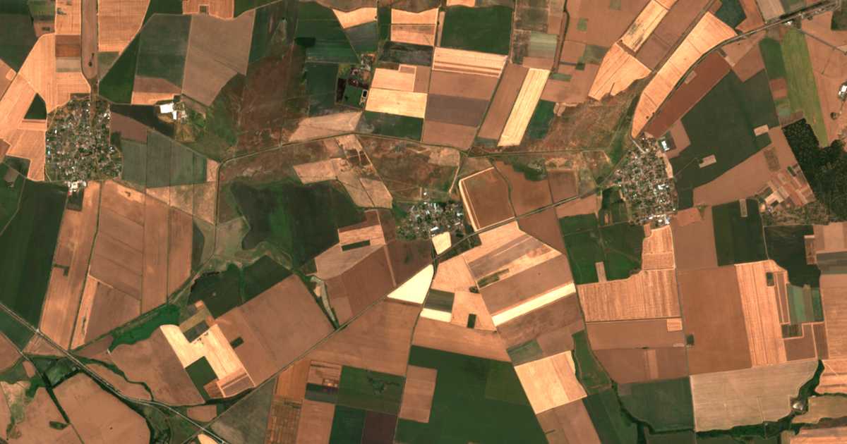 Satellitenkarte von Glumče