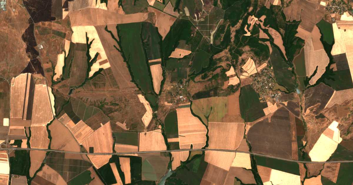 Satellitenkarte von Kozare