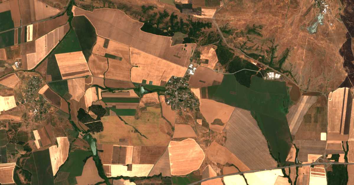 Satellitenkarte von Krumovo Gradište
