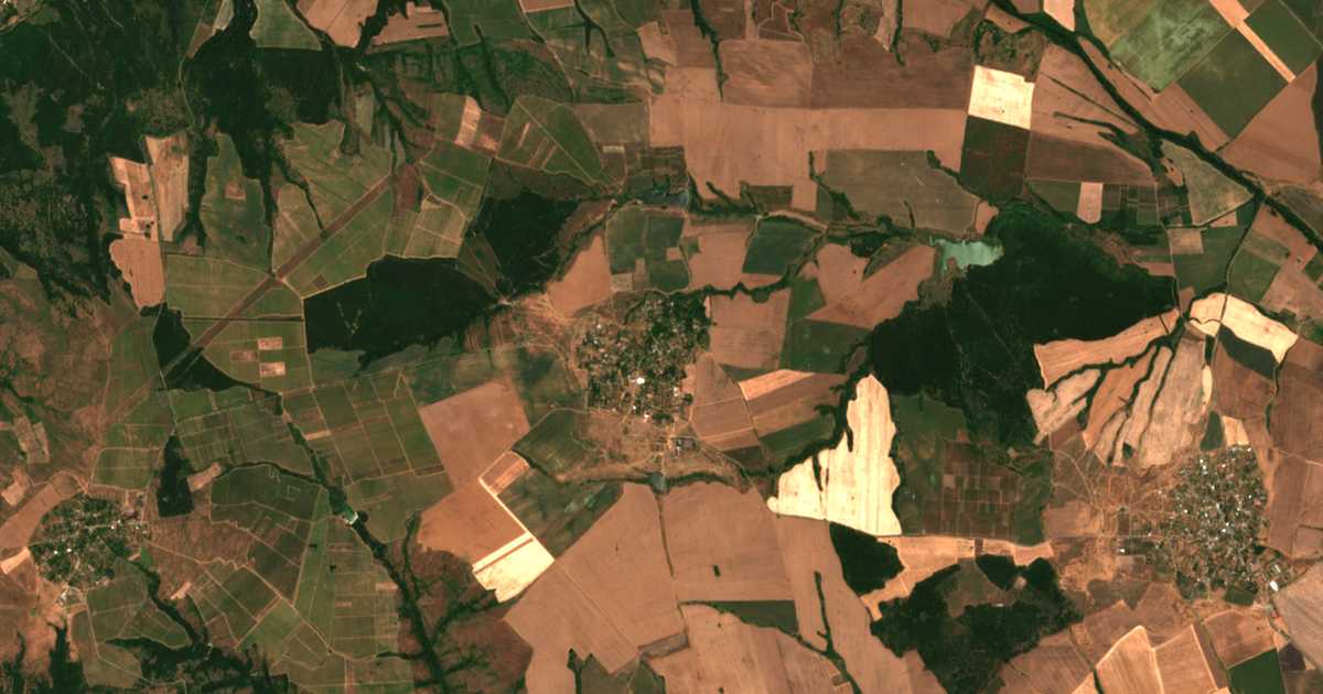 Satellitenkarte von Ognen
