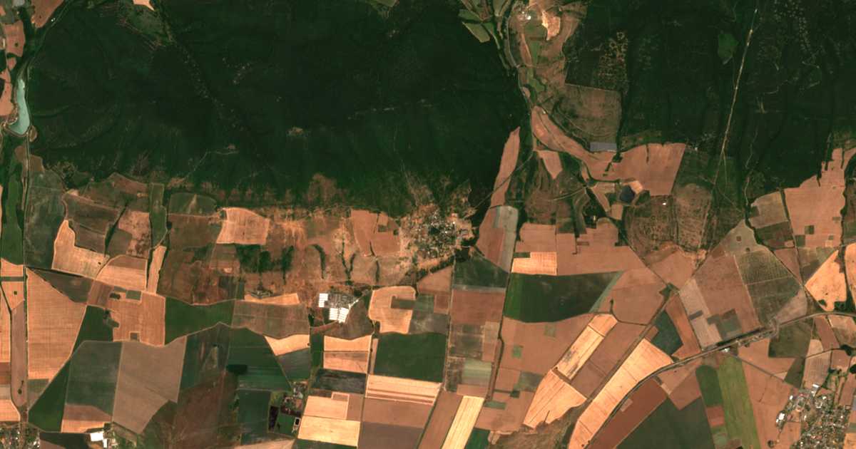 Satellitenkarte von Zimen