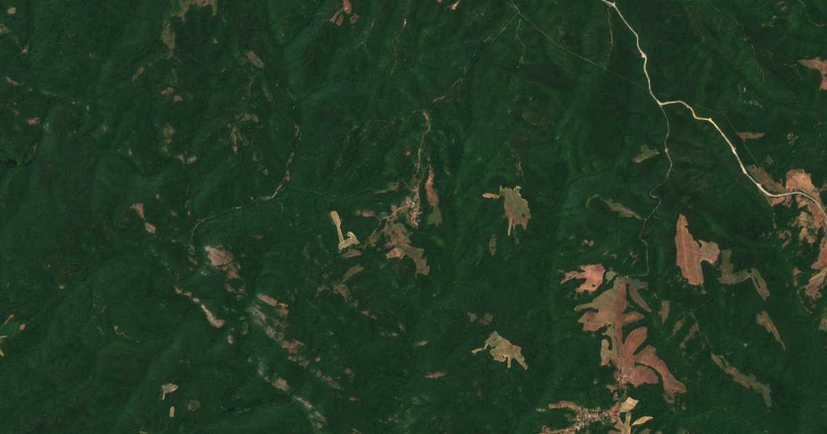 Satellitenkarte von Kalovo