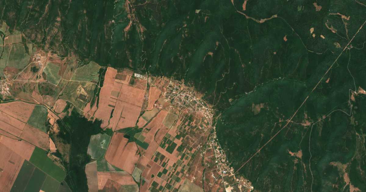 Satellitenkarte von Koschariza